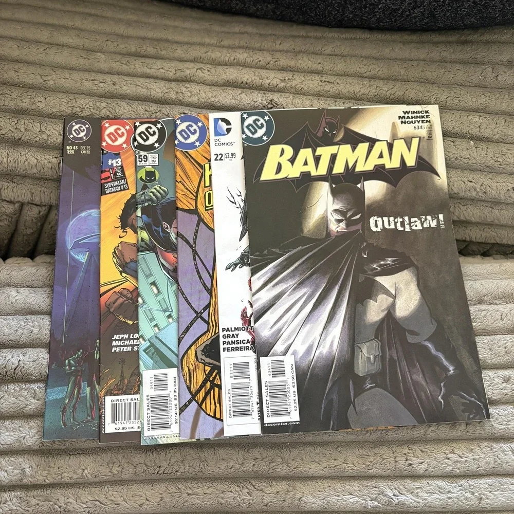 Batman DC Comics Lot 6 Issues Batwing Batgirl Catwoman Superman Shadow Set